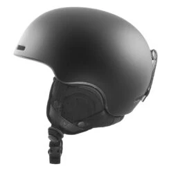 TSG Helm Fly Asian Fit Satin Black – New -Berg en Board Winkel tsg snowboardhelme fly round head solid color satin black closeup2 0223018
